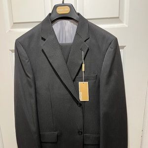 MICHAEL Michael Kors boys black pinstripe suit